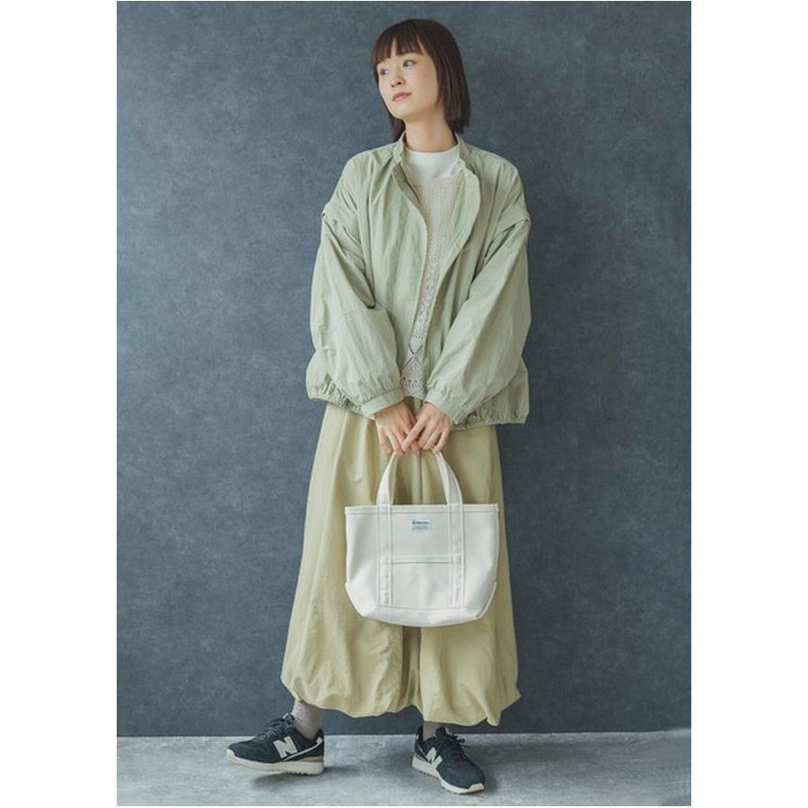 m.m.o 撥水ナイロンワッシャーバルーンスカート ウエストゴム ポケット