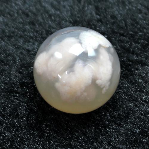 桜瑪瑙 チェリーブロッサムアゲートA スフィア 丸玉 置物 約18-22mm
