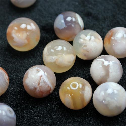 桜瑪瑙 チェリーブロッサムアゲートA スフィア 丸玉 置物 約18-22mm