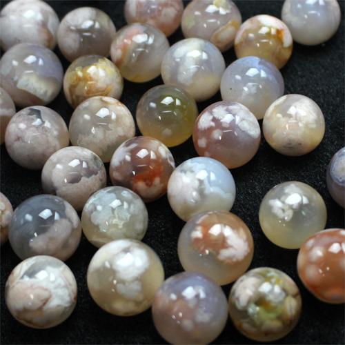 桜瑪瑙 チェリーブロッサムアゲートA スフィア 丸玉 置物 約18-22mm