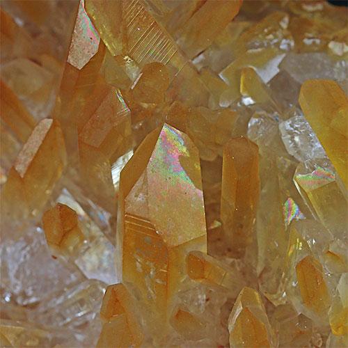 D122-6〕極上品 希少 アーカンソー州産 ゴールデンヒーラー クラスター