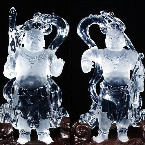 密迹金剛力士 仁王 那羅延堅固王 彫刻置物 D3-26 : シルワティリア