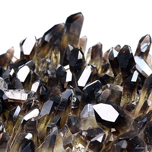 D30-521〕極上品 アーカンソー州産 スモーキークォーツ 黒水晶