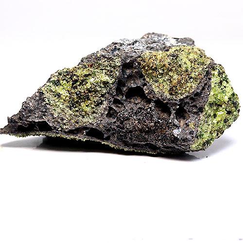 〔D357-2〕Peridot アリゾナ州産 ペリドット 母石付き 原石 【メール便不可】 |  | 01