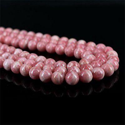 天然石 一連ビーズ インカローズ AA 約9.8〜10.2mm