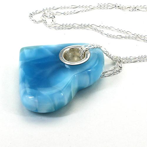 極上品 ラリマー ハート ペンダント ネックレス sv925 〔JA4-2〕 : ja4  