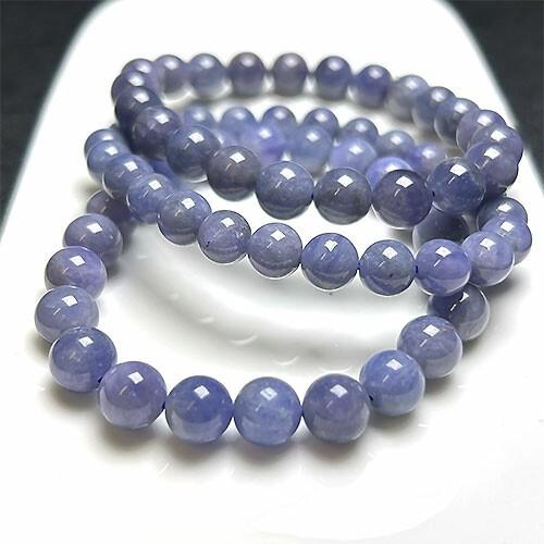 K1451-9m〕9mmタンザナイト Tanzanite 誕生石 ブレスレット