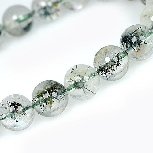 K1463-5〕約9.6mm 高品質 ホーランダイトインクォーツ「Hollandite 