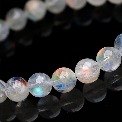 K1633-10〕入手困難 国内流通量僅少 約8mm マダガスカル産 レインボー