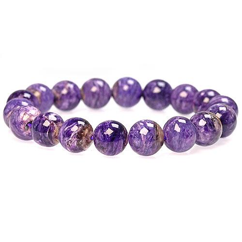 K1719-3〕約12mm チャロアイト ブレスレット Charoite チャロ石