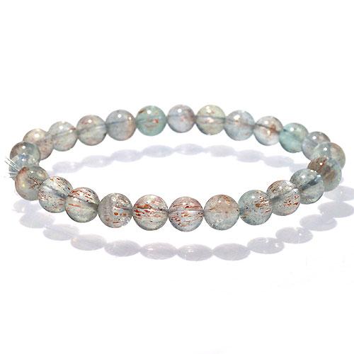 K1811-2〕高品質 約7.7mm アクアマリンサンストーン aquamarine beryl