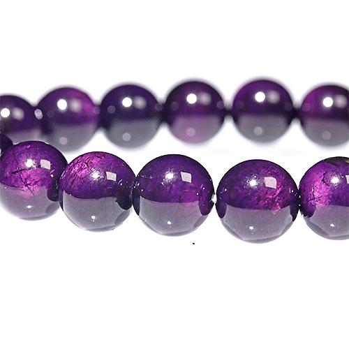 K1815-2〕レアストーン 高品質 約9mm パープライト Purpurite 紫石 