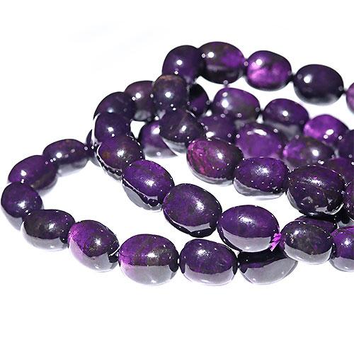 K1827〕レアストーン 高品質 約9-10mm パープライト Purpurite 紫石
