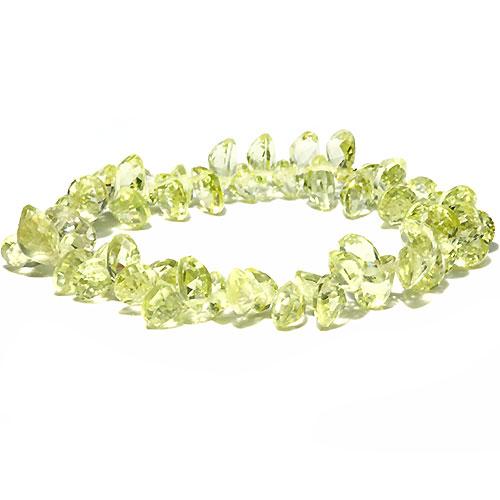 K1854-7〕高品質 宝石ルースカット レモンクォーツ Lemon Quartz ペア