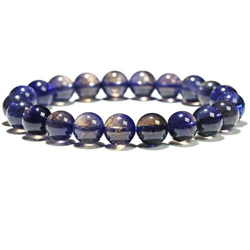 K1948-1〕【トップグレード】約9mm 多色性 アイオライト Iolite 菫青石
