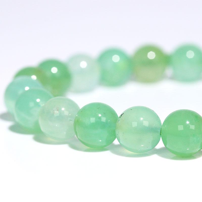 K2042-3〕高品質 透明度抜群 約8mm クリソプレーズ Chrysoprase 緑玉髄 