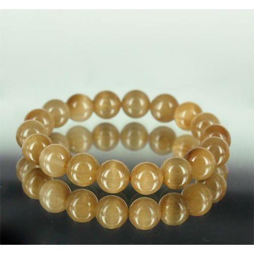 キャッツアイルチルクォーツ ブレスレット11mm〔K4-152-13