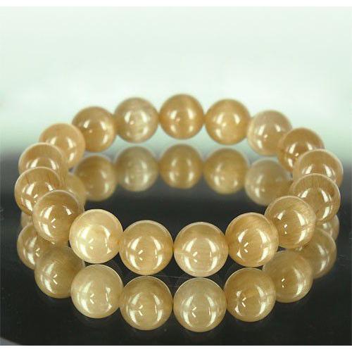 キャッツアイルチルクォーツ ブレスレット12mm〔K4-152-22
