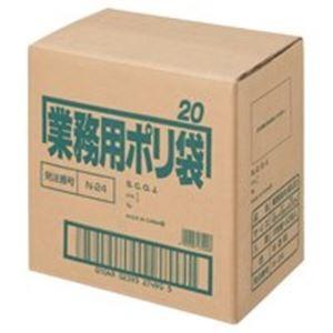日本サニパック ポリゴミ袋 N-24 半透明 20L 10枚 60組｜forest-wakaba