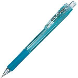 (まとめ) ゼブラ タプリクリップシャープ SHARP 0.5mm (軸色 ライトブルー) MN5-LB 1本 〔×50セット〕