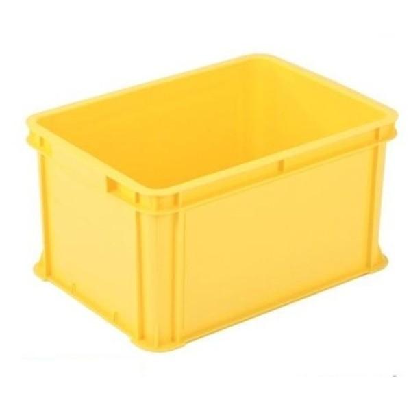 RBコンテナー/コンテナボックス 〔51L イエロー〕 RB-54 岐阜プラスチック工業〔代引不可〕