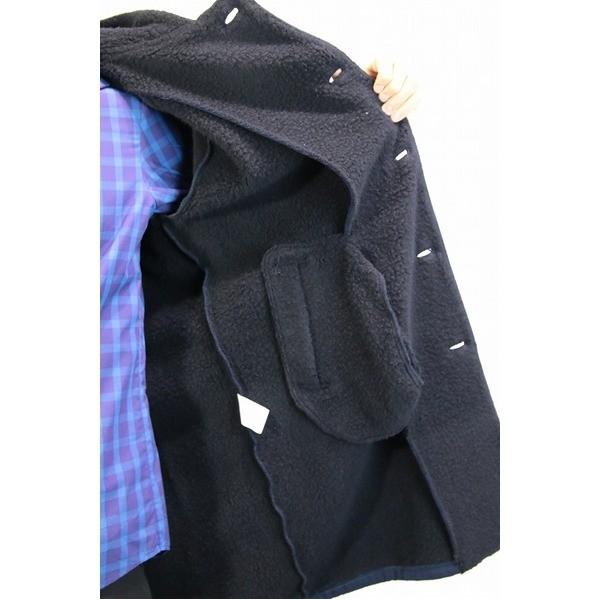 新品】08sircus ボアフーデットコート NAVY サイズ1