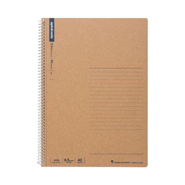 （まとめ） マルマン スパイラルノート40枚 6.5mm N236〔×30セット〕