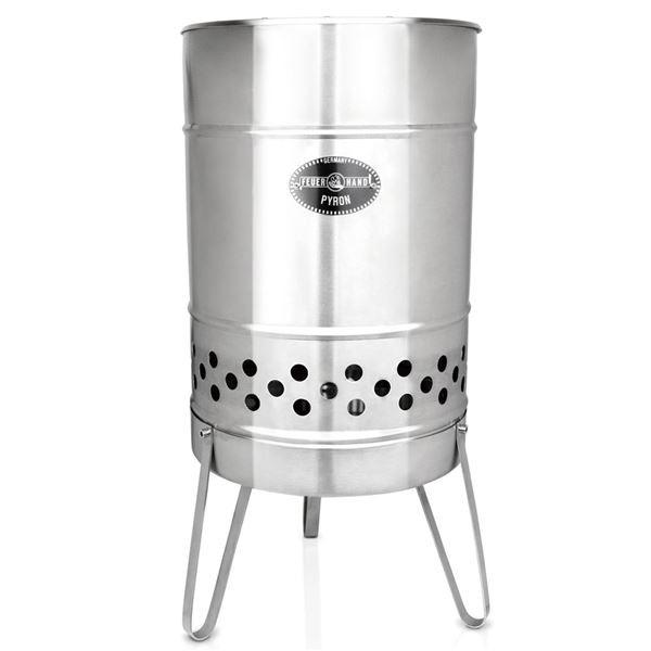 パイロン/焚き火台 〔2重構造 筒型設計〕 FEUER HAND フュアハンド 〔バーべキュー キャンプファイアー アウトドア〕