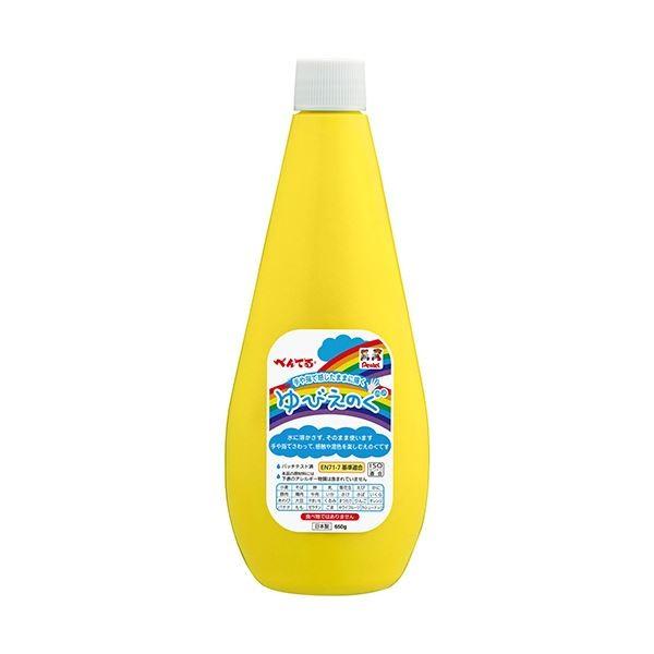 (まとめ) ぺんてる ゆびえのぐ 650g きいろWHGT12 1本 〔×10セット〕