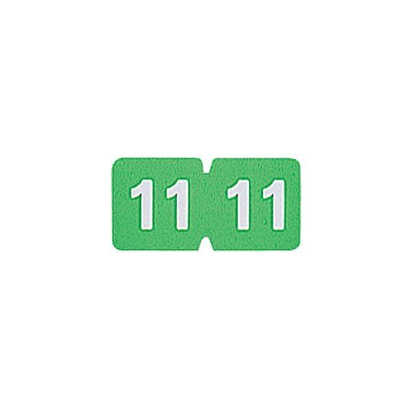 (まとめ) リヒトラブ カラー月ラベルMロールタイプ 「11」 HK781R-11 1箱（300片） 〔×10セット〕