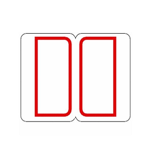 (まとめ) ライオン事務器 インデックスラベル27×34mm 赤 RL1 1パック（180片：9片×20シート） 〔×50セット〕