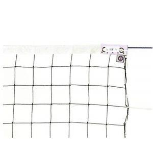 KTネット 周囲ロープ式 6人制バレーネット 日本製 〔サイズ：巾100cm×長さ9.5×網目10cm〕 KT107