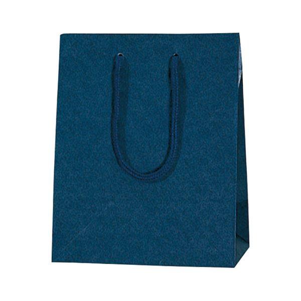 （まとめ） シモジマ カラーチャームバッグ 20-12 紺 10枚入〔×5セット〕