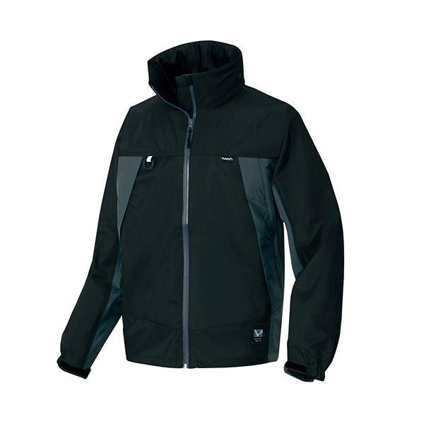 アイトス 全天候型ジャケット3層ミニリップ ブラック×チャコール Lサイズ AZ-56301-010-L 1着