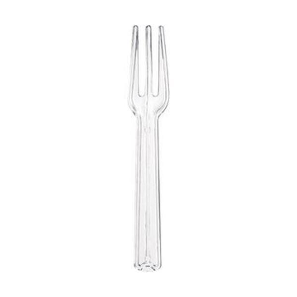 （まとめ）サンナップ ミニフォーク 90mm 個包装 MF-100G 1パック（100本）〔×50セット〕