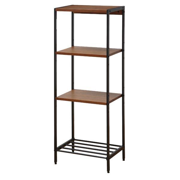 スリムラック anthem Slim Rack4段 ブラウン 〔組立品〕〔代引不可〕