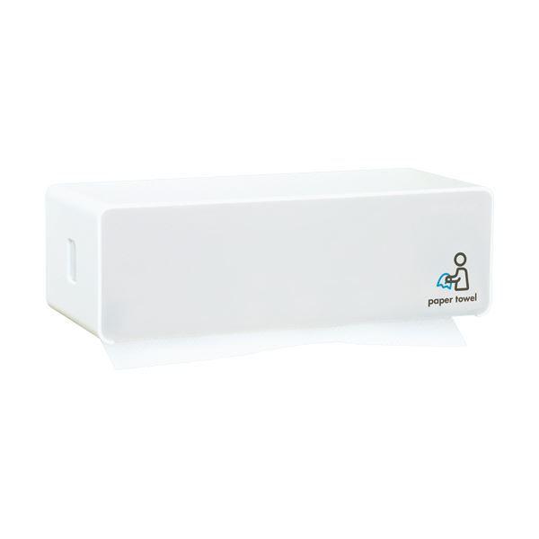 （まとめ）サラヤ ペーパータオルホルダー 壁付・卓上 200枚用 1個 〔×3セット〕