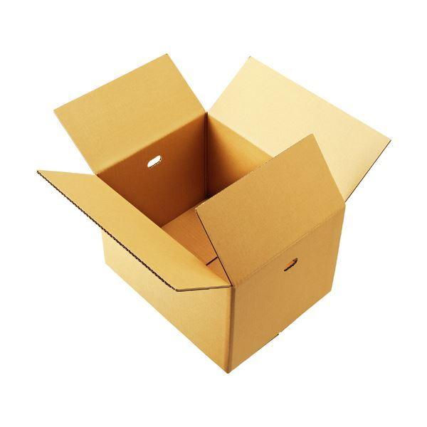 （まとめ）TANOSEE 保存・保管用ダンボール 430×335×285mm 1パック（10枚） 〔×5セット〕