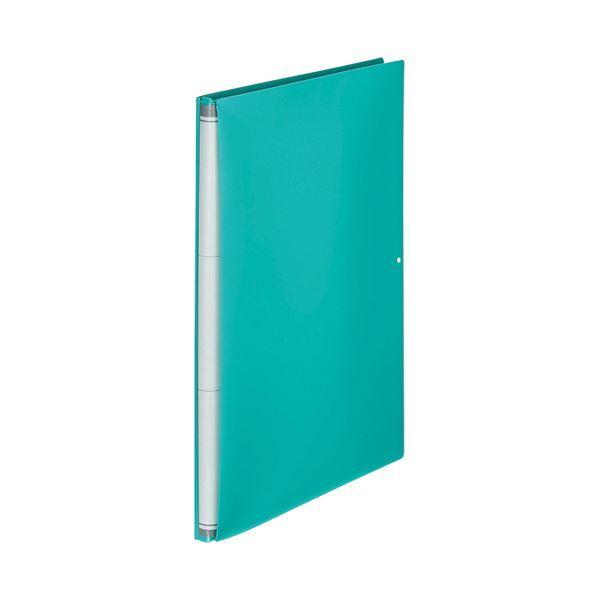 （まとめ）TANOSEE 背幅伸縮フラットファイル（PP表紙） A4タテ 1000枚収容 背幅15〜115mm グリーン 1冊 〔×30セット〕