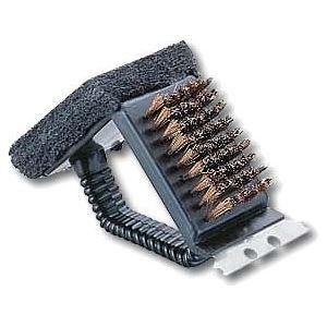 〔120個セット〕 レスト鉄板焼器・アミ用 ブラシトライアングル M-7634