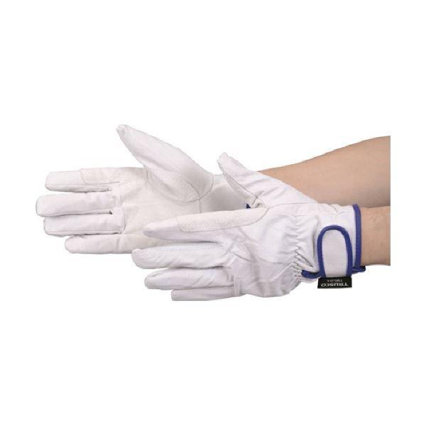 (まとめ) TRUSCO マジック式 防寒豚本革手袋 当て付タイプ Lサイズ TWLG-L 1双 〔×3セット〕