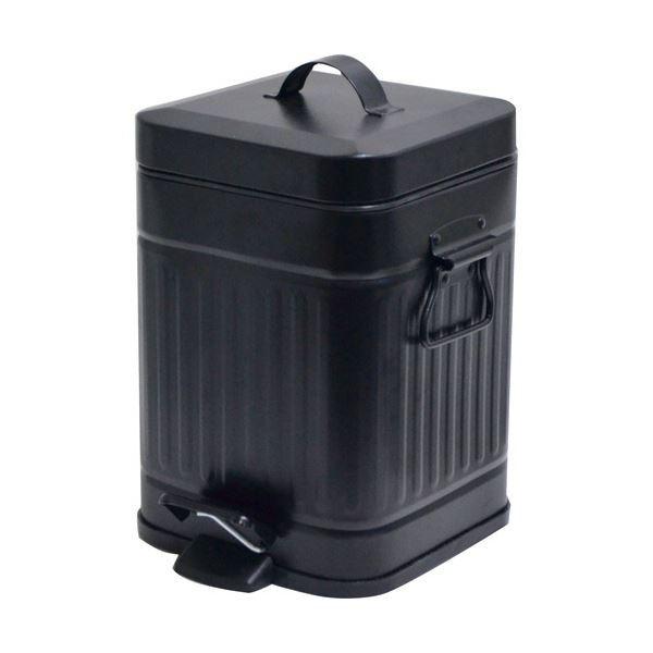 (まとめ) アントレックス b.c.l Galva スクエアダストボックス 3L マットブラック 1個 〔×3セット〕