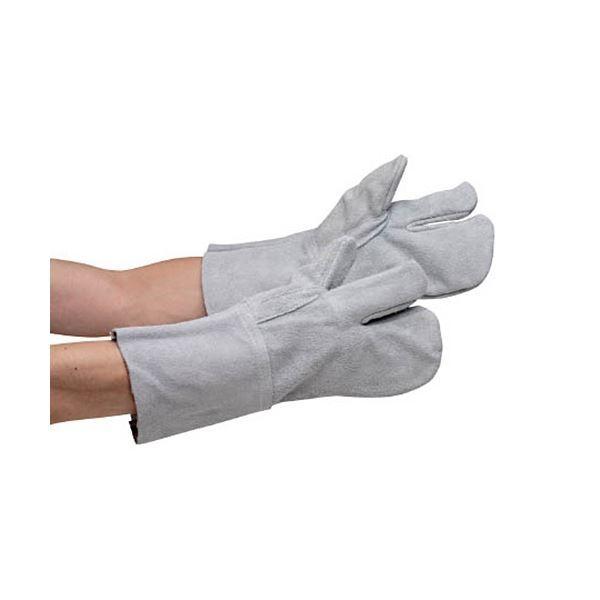 高品質 ミドリ安全 (まとめ) 溶接用 〔×3セット〕 1双 MT-106-3P 3本指 牛床革手袋 使い捨て手袋