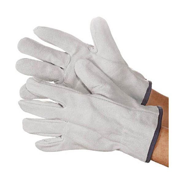 (まとめ) シモン 牛床革手袋 720床 フリー 4112501 1双 〔×20セット〕