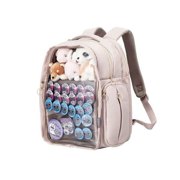 エレコム 推しごとバックパック Mサイズ グレージュ BM-OGBP02MGY BM OGBP02MGY エレコム 推しごとバックパック Mサイズ グレージュ