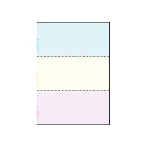 まとめ)マルチプリンタ帳票(FSC森林認証紙) A4カラー3面 まとめ)マルチプリンタ帳票(FSC森林認証紙) A4カラー3面
