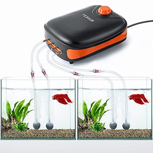 Fedour 8w四つ吐出口水槽エアーポンプ 16l 分 エアー吐出量十分な酸素ポンプ 魚と水栽培適用 アクセサリー付き S フォレスト公式オンラインショップ 通販 Yahoo ショッピング