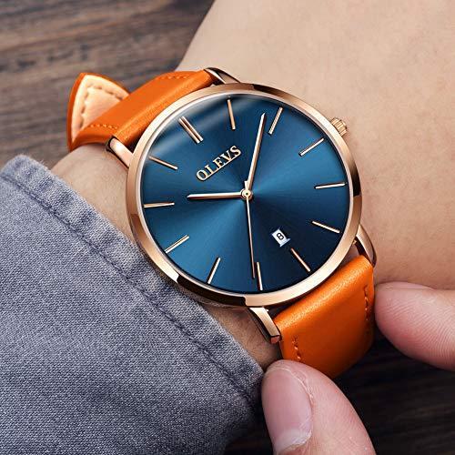 腕時計 メンズ 超薄型 うで時計 時計 男性用 おしゃれ ブランド ビジネス ブラウン 革ベルト 防水 アナログ シンプル 薄い 高校生 男 紳士 ギ S フォレスト公式オンラインショップ 通販 Yahoo ショッピング