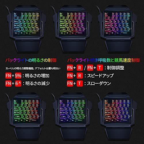 Switch Ps4 Ps5キーボード 片手キーボードマウス ゲーミングき キーボード スイッチ キーボード マウス マルチメディアボタン付き Rg S フォレスト公式オンラインショップ 通販 Yahoo ショッピング