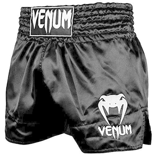 ムエタイショーツ ボクシングの格闘技 Venum Muay Thai Shorts Classic Men (black/white, l) ボクシング